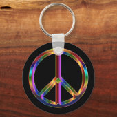 Chrome-vredesteken Sleutelhanger (Voorkant)