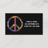 Chrome-vredesteken Visitekaartje (Voorkant)