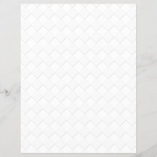 Chrome White Ribbon Awareness on Checkers Print Flyer (Achterkant)