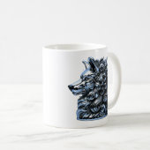 Chrome Wolf Hound Buste Koffiemok (Voorkant rechts)