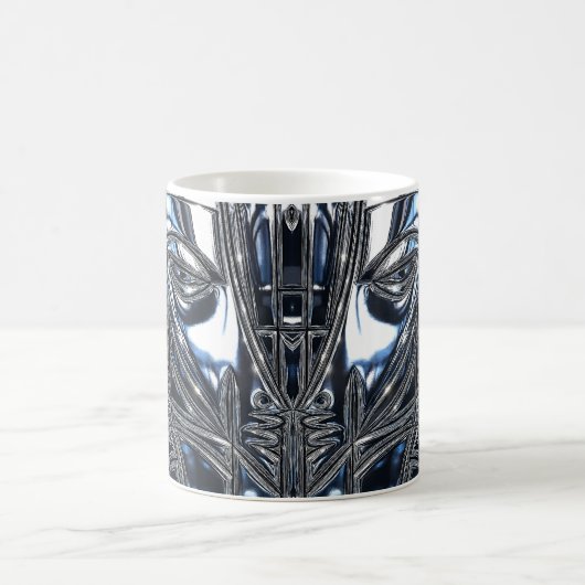Chrome Wolf Manen Wrap Koffiemok (Center)