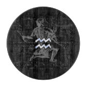 Chrome zoals Aquarius Sign on Hevelius Map Snijplank (Voorkant)