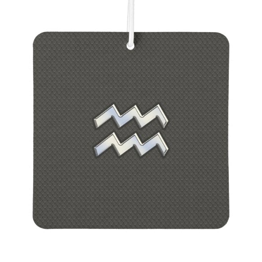 Chrome zoals Aquarius Zodiac in Snake Skin Luchtverfrisser (Voorkant)