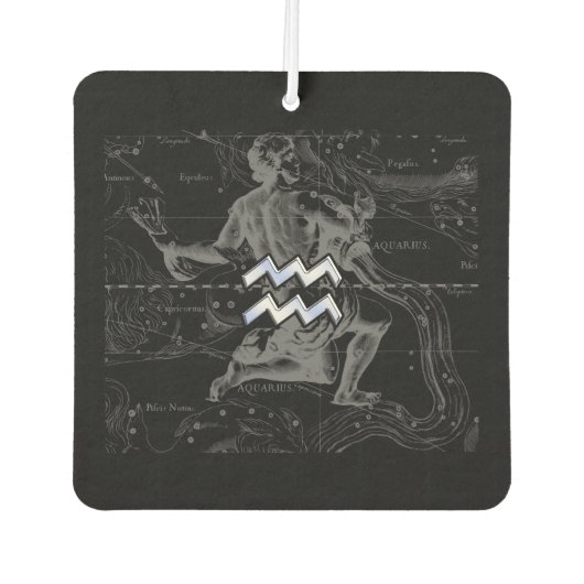 Chrome zoals Aquarius Zodiac Sign on Hevelius 1690 Luchtverfrisser (Voorkant)