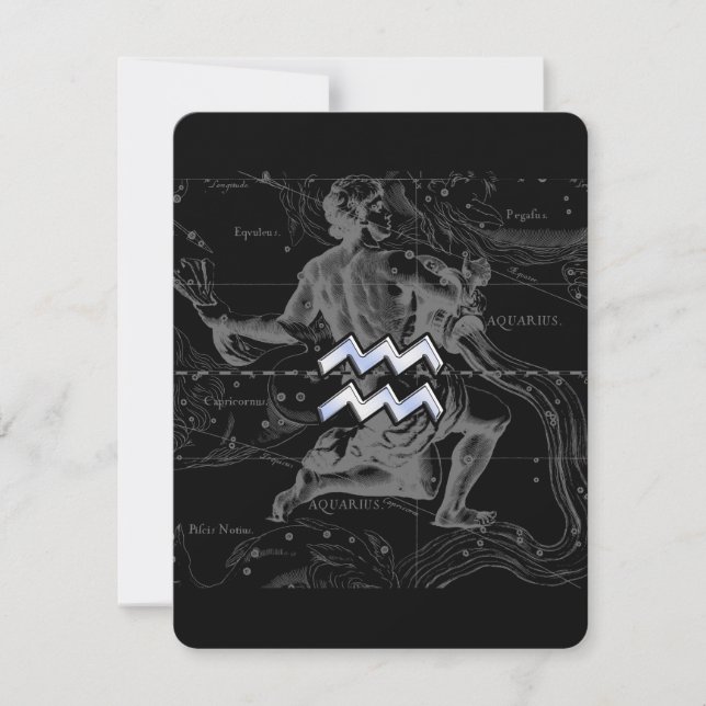 Chrome zoals Aquarius Zodiac Sign op Hevelius (Voorkant)