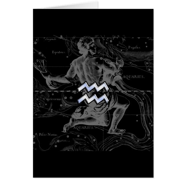Chrome zoals Aquarius Zodiac Sign op Hevelius (Voorkant)