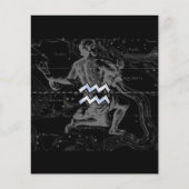 Chrome zoals Aquarius Zodiac Sign op Hevelius Flyer (Voorkant)