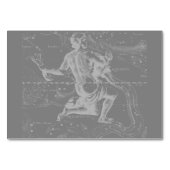 Chrome zoals Aquarius Zodiac Sign op Hevelius Kaart (Achterkant)