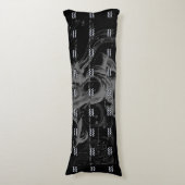 Chrome zoals Aquarius Zodiac Sign op Hevelius Lichaamskussen (Voorkant Verticaal)