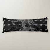 Chrome zoals Aquarius Zodiac Sign op Hevelius Lichaamskussen (Voorkant)