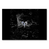 Chrome zoals Aries Zodiac Sign  Hevelius Kaart (Voorkant)