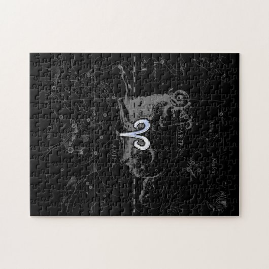 Chrome zoals Aries Zodiac Sign Hevelius Legpuzzel (Horizontaal)