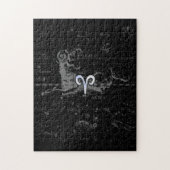 Chrome zoals Aries Zodiac Sign  Hevelius Legpuzzel (Verticaal)