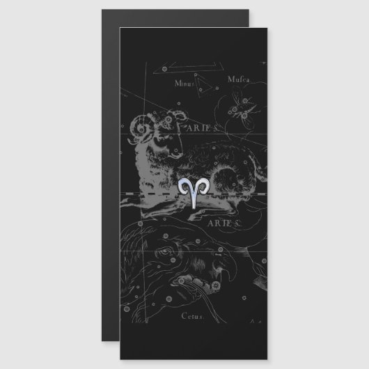 Chrome zoals Aries Zodiac Sign on Hevelius (Voorkant / Achterkant)