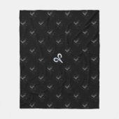 Chrome zoals Aries Zodiac Sign on Hevelius Fleece Deken (Voorkant)