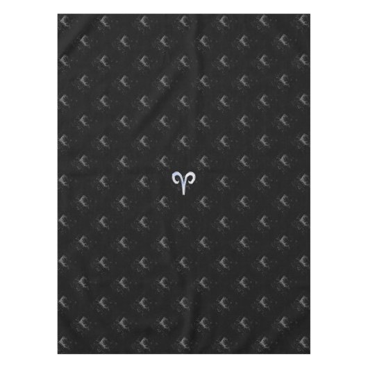 Chrome zoals Aries Zodiac Sign on Hevelius Tafelkleed (Voorkant)