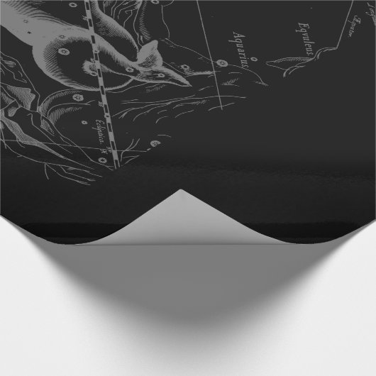 Chrome zoals Capricorn Zodiac Sign on Hevelius 169 Cadeaupapier (Hoek)