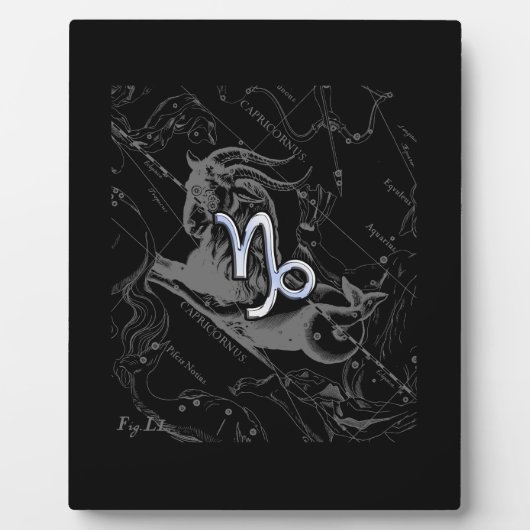 Chrome zoals Capricorn Zodiac Sign on Hevelius 169 Fotoplaat (Voorkant)