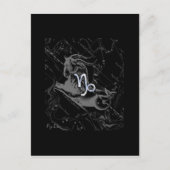 Chrome zoals Capricorn Zodiac Sign on Hevelius Briefkaart (Voorkant)