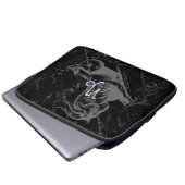 Chrome zoals Capricorn Zodiac Sign on Hevelius Laptop Sleeve (Voorkant onderkant)