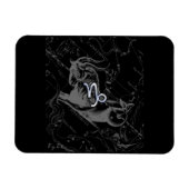 Chrome zoals Capricorn Zodiac Sign on Hevelius Magneet (Horizontaal)