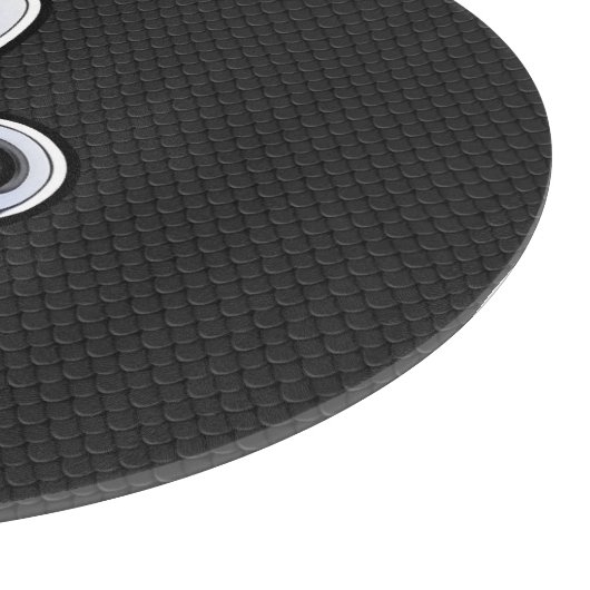 Chrome zoals Capricorn Zodiac Symbol op slangenhui Snijplank (Hoek)