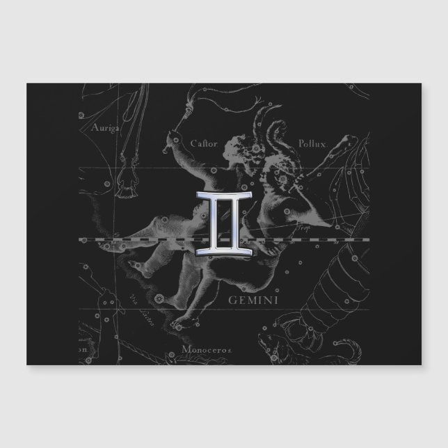 Chrome zoals Gemini Zodiac Sign on Hevelius (Voorkant)