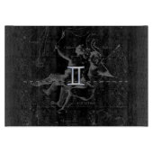 Chrome zoals Gemini Zodiac Sign on Hevelius 1690 Snijplank (Voorkant)