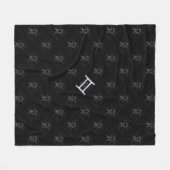 Chrome zoals Gemini Zodiac Sign on Hevelius Fleece Deken (Voorkant (Horizontaal))