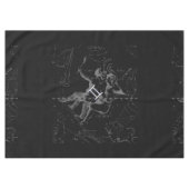 Chrome zoals Gemini Zodiac Sign on Hevelius Tafelkleed (Voorkant (Horizontaal))