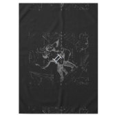 Chrome zoals Gemini Zodiac Sign on Hevelius Tafelkleed (Voorkant)