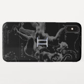 Chrome zoals Gemini Zodiac Symbol op Hevelius Case-Mate iPhone Case (Achterkant (horizontaal))