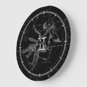 Chrome zoals Gemini Zodiac Symbol op Hevelius Grote Klok (Hoek)