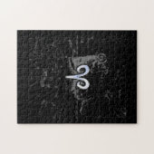 Chrome zoals het Zodiac-symbool van Aries op Hevel Legpuzzel (Horizontaal)
