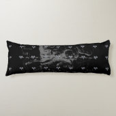 Chrome zoals het Zodiac-symbool van Aries op Hevel Lichaamskussen (Voorkant)