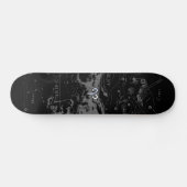 Chrome zoals het Zodiac-symbool van Aries op Hevel Skateboard (Horizontaal)