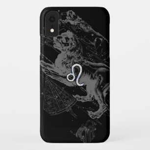 Chrome zoals Leo Zodiac Sign on Hevelius 1690 iPhone XR Hoesje