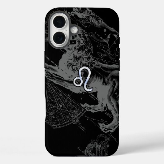 Chrome zoals Leo Zodiac Sign on Hevelius 1690 Case-Mate iPhone Case (Achterkant)