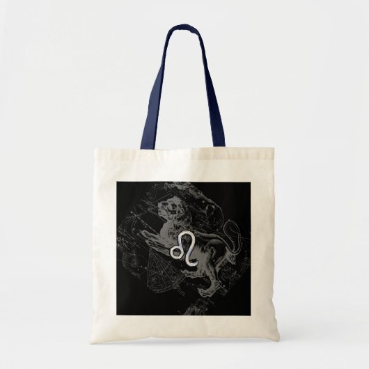 Chrome zoals Leo Zodiac Sign on Hevelius 1690 Tote Bag (Voorkant)