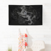 Chrome zoals Leo Zodiac Sign op Hevelius Spandoek (Insitu)