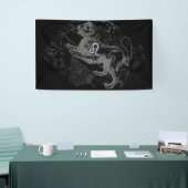 Chrome zoals Leo Zodiac Sign op Hevelius Spandoek (Beurs)