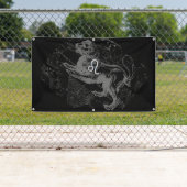Chrome zoals Leo Zodiac Sign op Hevelius Spandoek (Insitu)