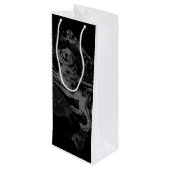 Chrome zoals Leo Zodiac Sign op Hevelius Wijn Cadeautas (Achterkant Gekanteld)