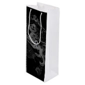 Chrome zoals Leo Zodiac Sign op Hevelius Wijn Cadeautas (Voorkant Gekanteld)