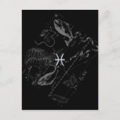 Chrome zoals Pisces Zodiac Sign on Hevelius 1690 Briefkaart (Voorkant)