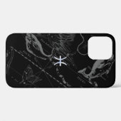 Chrome zoals Pisces Zodiac Sign on Hevelius Case-Mate iPhone Case (Achterkant (horizontaal))