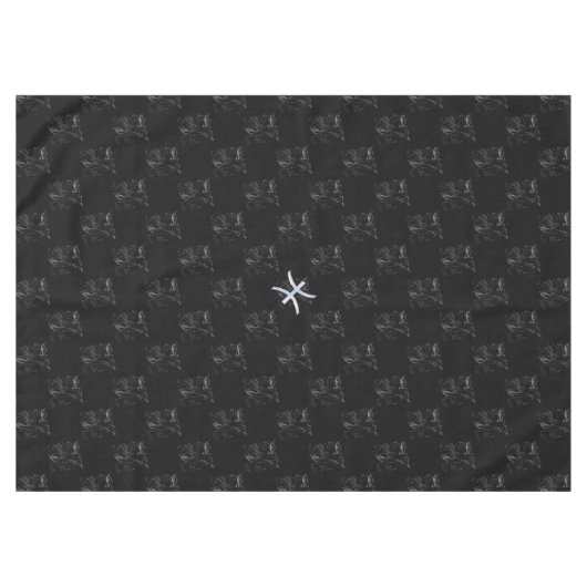 Chrome zoals Pisces Zodiac Sign on Hevelius Tafelkleed (Voorkant (Horizontaal))