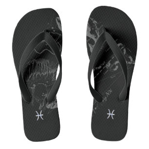 Chrome zoals Pisces Zodiac Sign on Hevelius Teenslippers