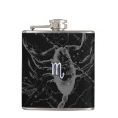 Chrome zoals Scorpio Zodiac Sign on Hevelius 1690 Heupfles (Voorkant)