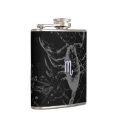 Chrome zoals Scorpio Zodiac Sign on Hevelius 1690 Heupfles (Rechts)